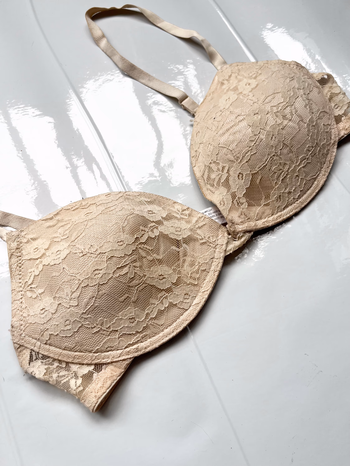 Beige Lace bra 