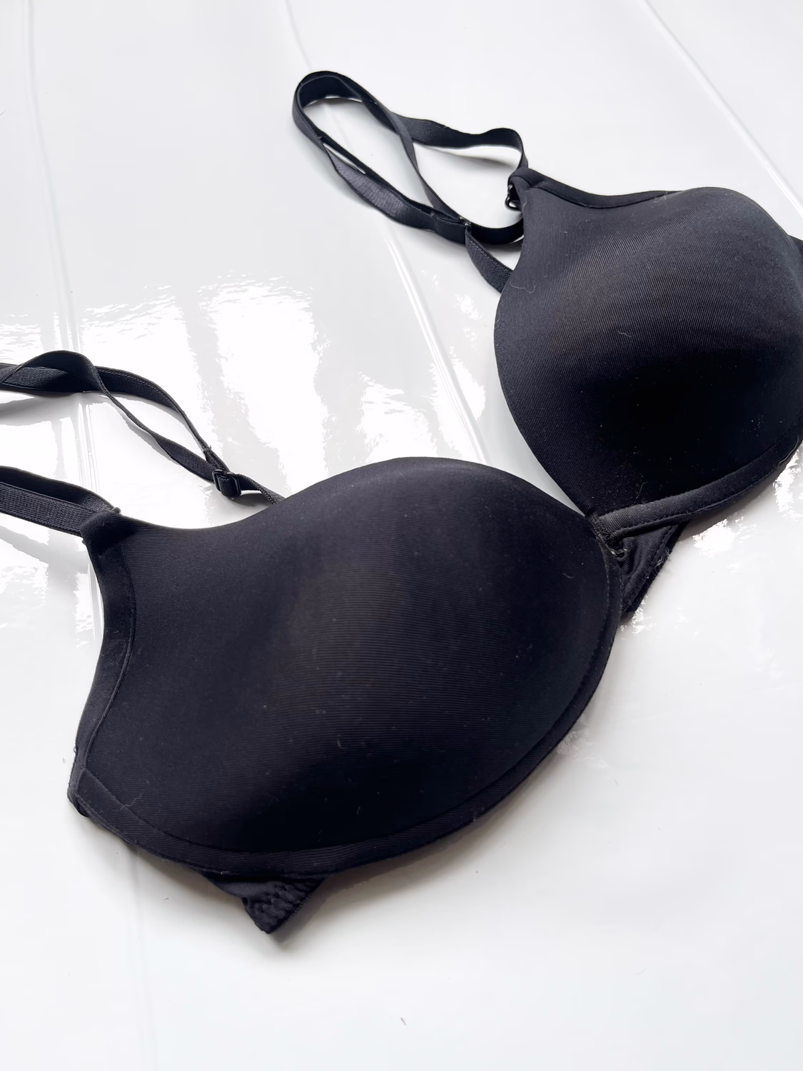 Black padded bra 
