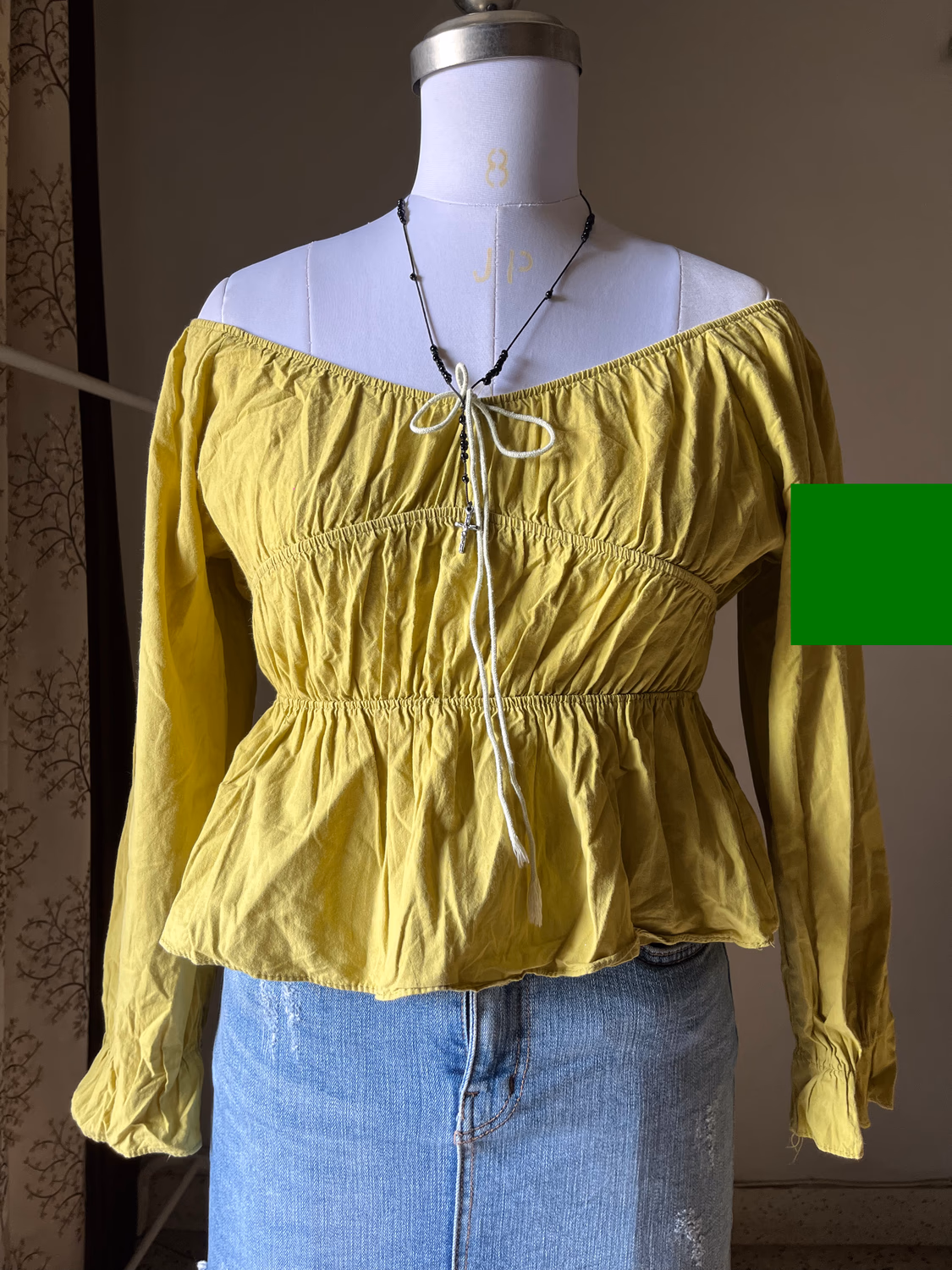 Yellow Smoking top 