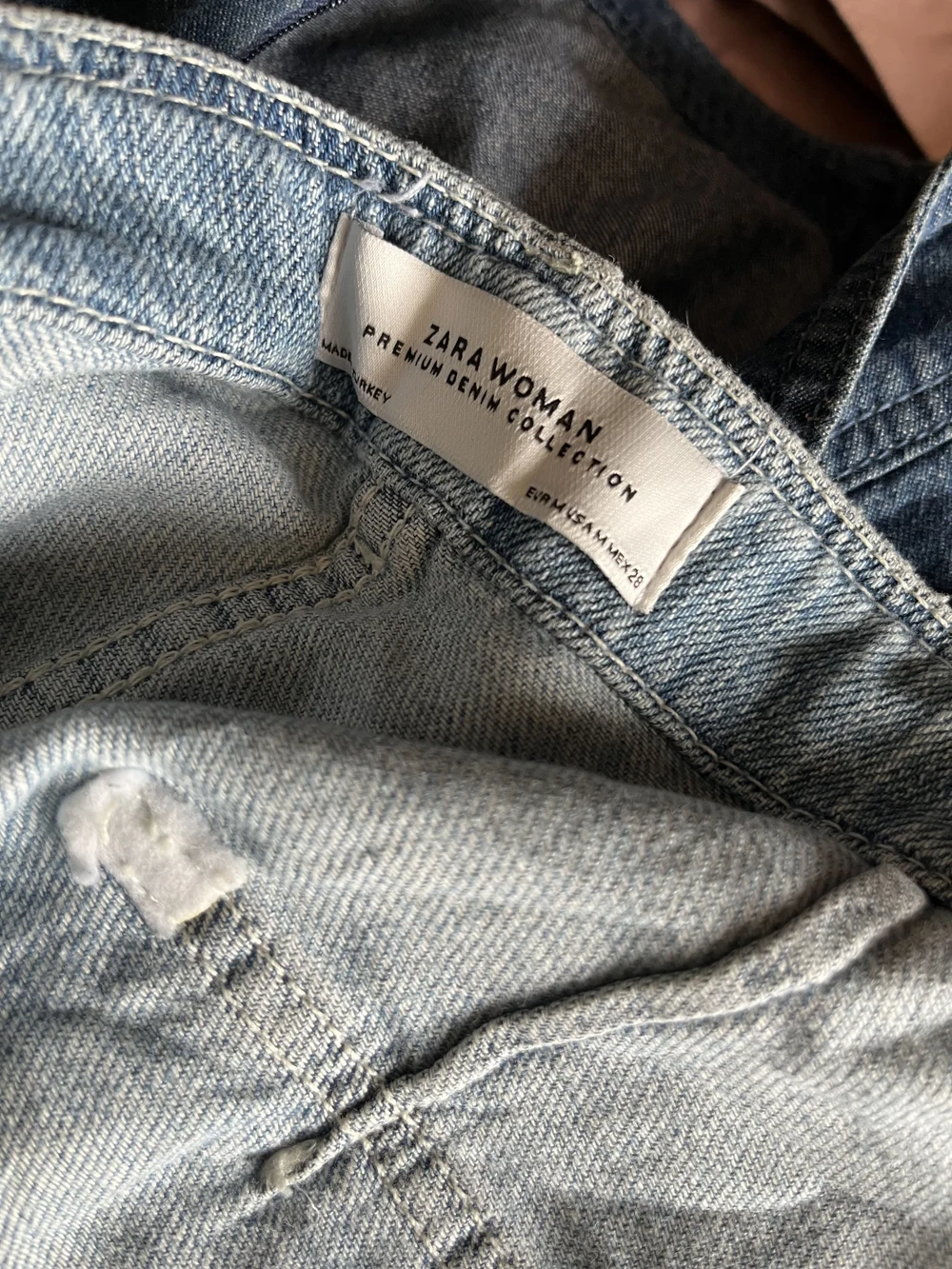 Blue maxi denim skirt 