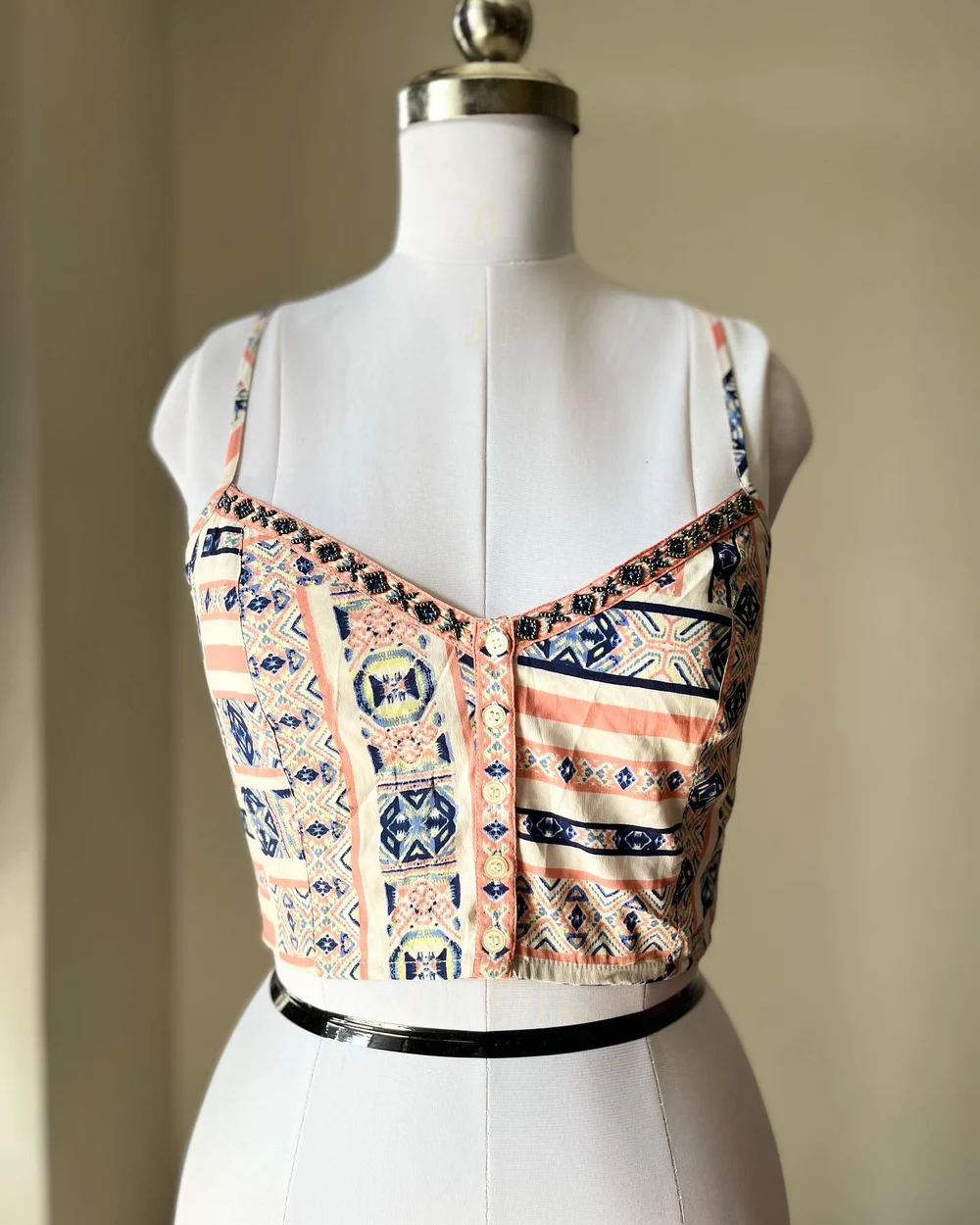 Boho printed top 