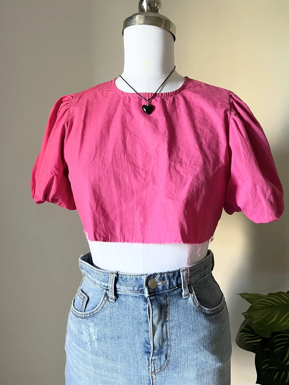 Pink Crop top 