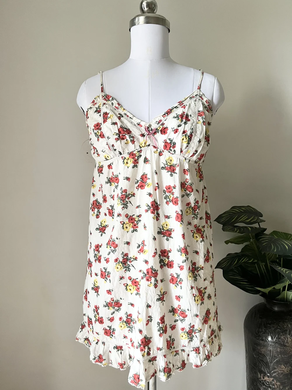 Floral V-neck dress