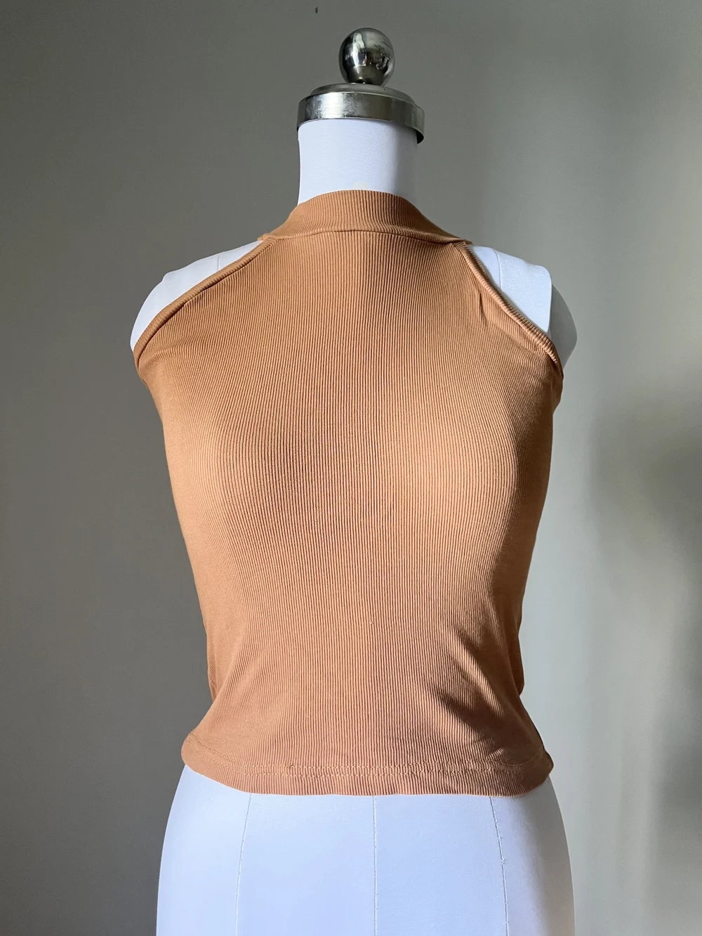 Halterneck brown top