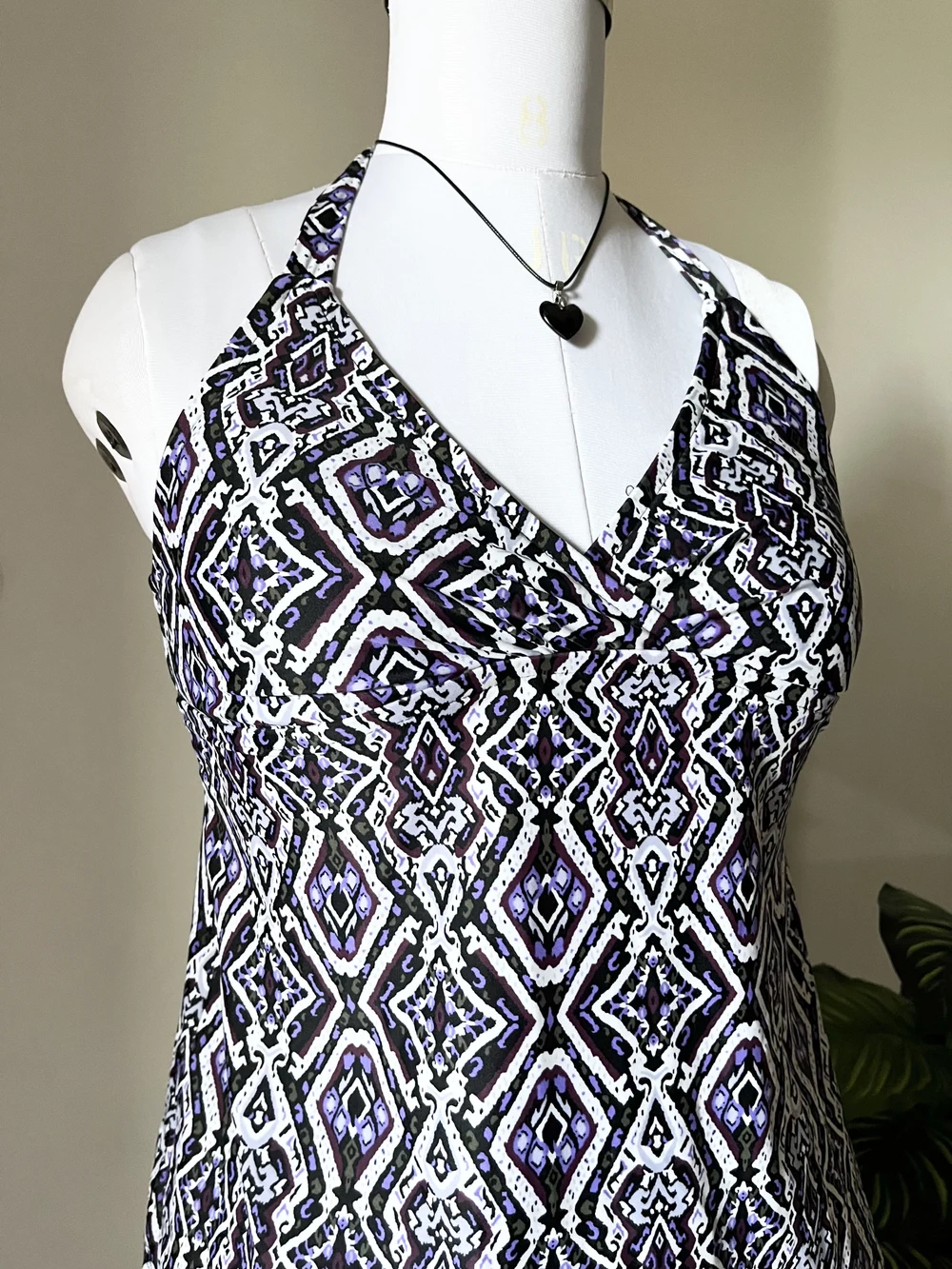 y2k Halter neck padded top 