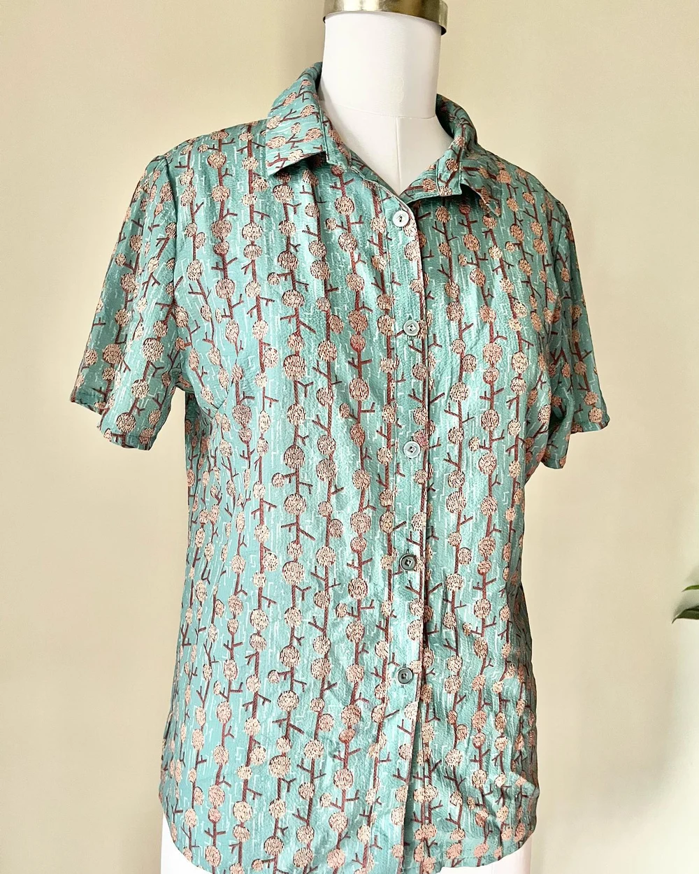 Printed blue shirt (unisex) 