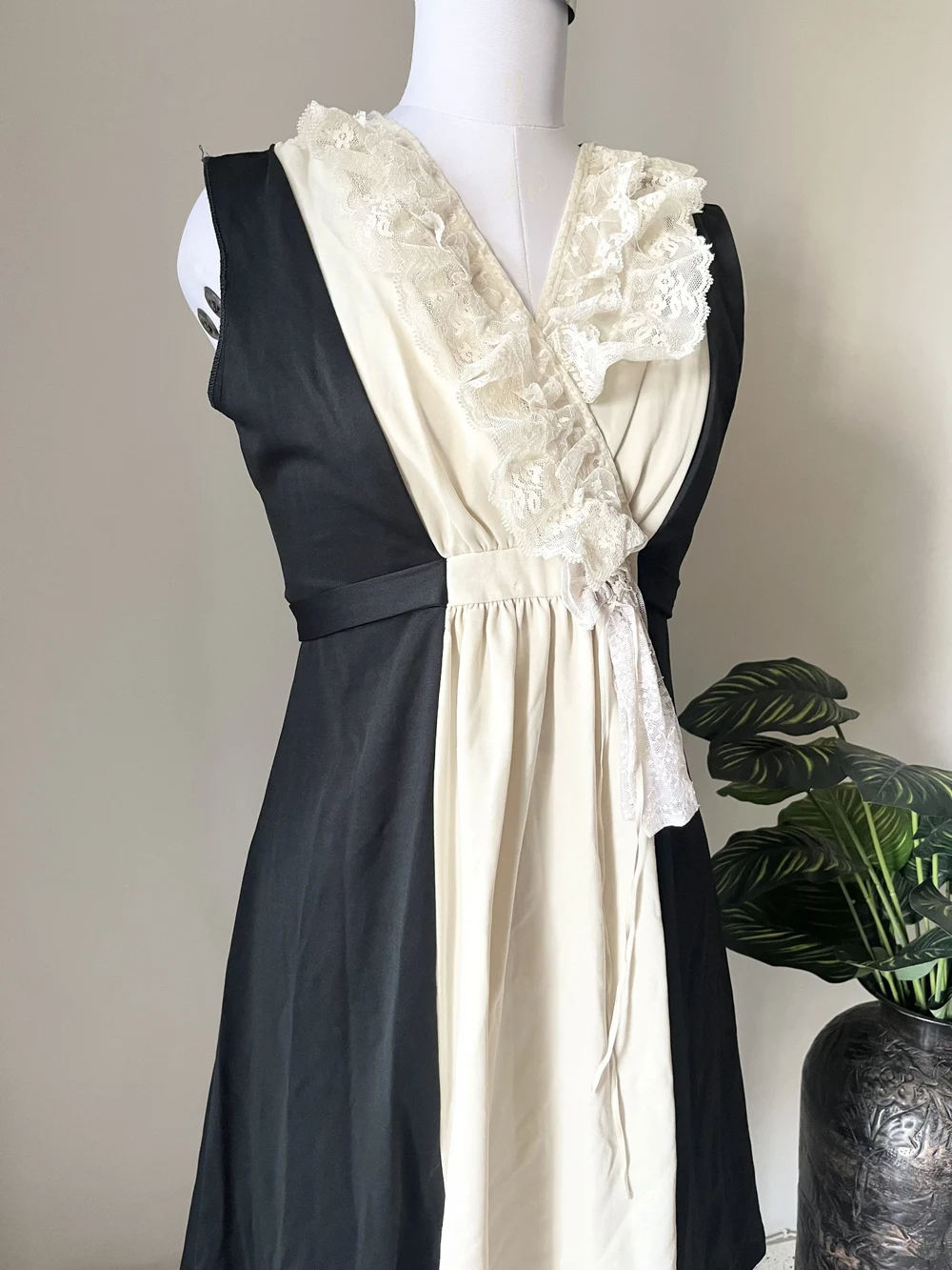 Black & White A-line dress 