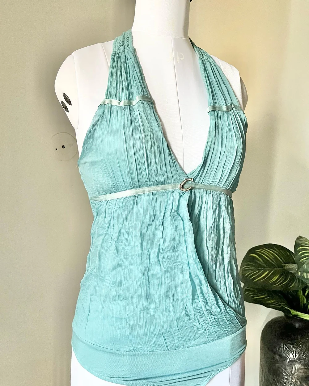 Halter neck bodysuit 