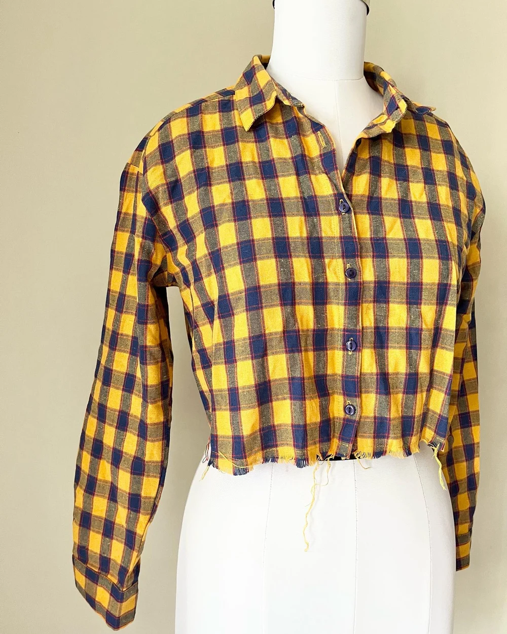Yellow Checkered shirt 