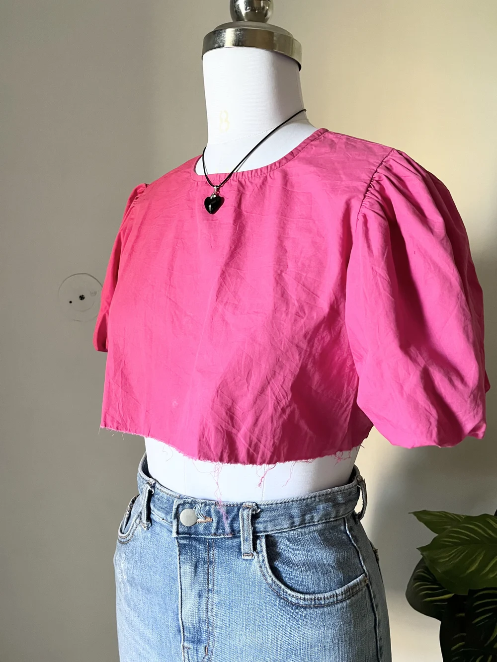 Pink Crop top 