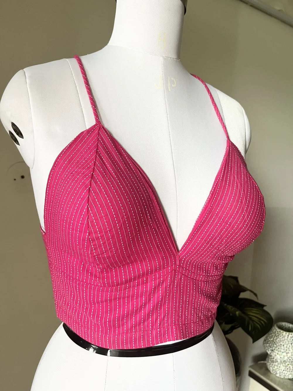 Pink criss-cross top 