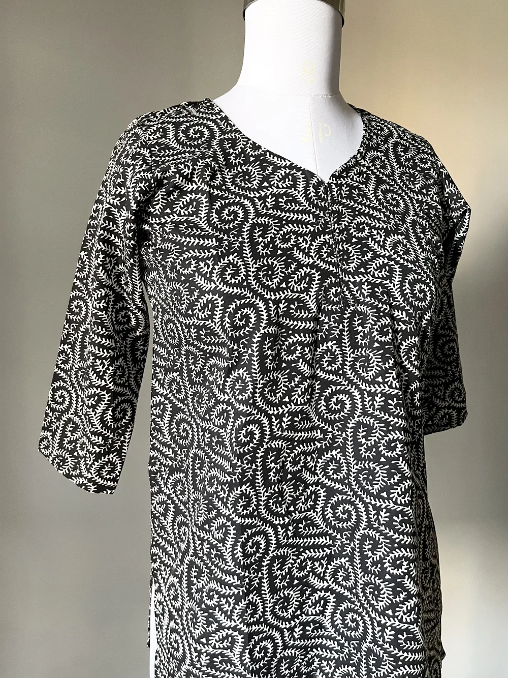 Paisley print handmade kurti