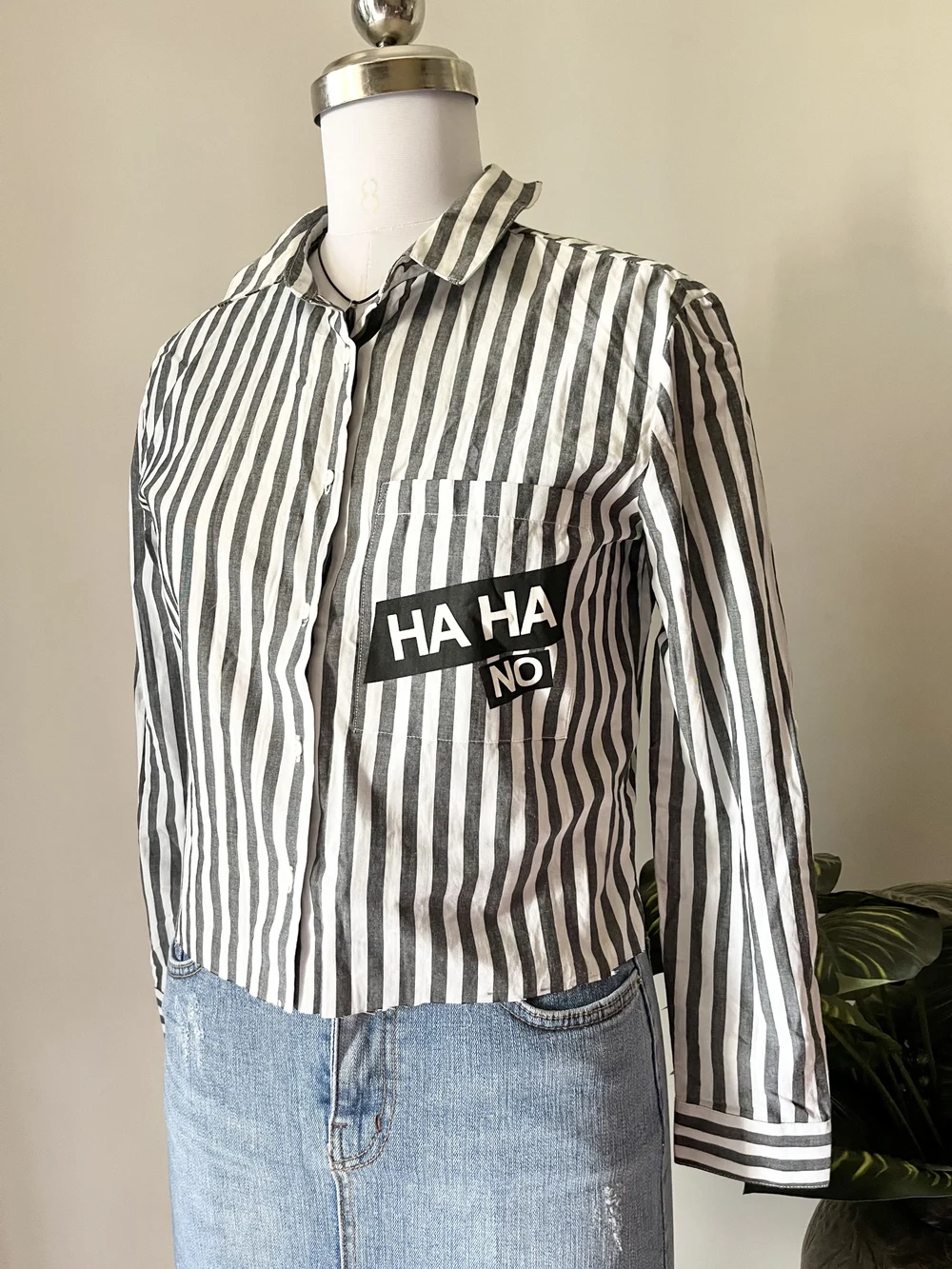 Stripe quriky shirt