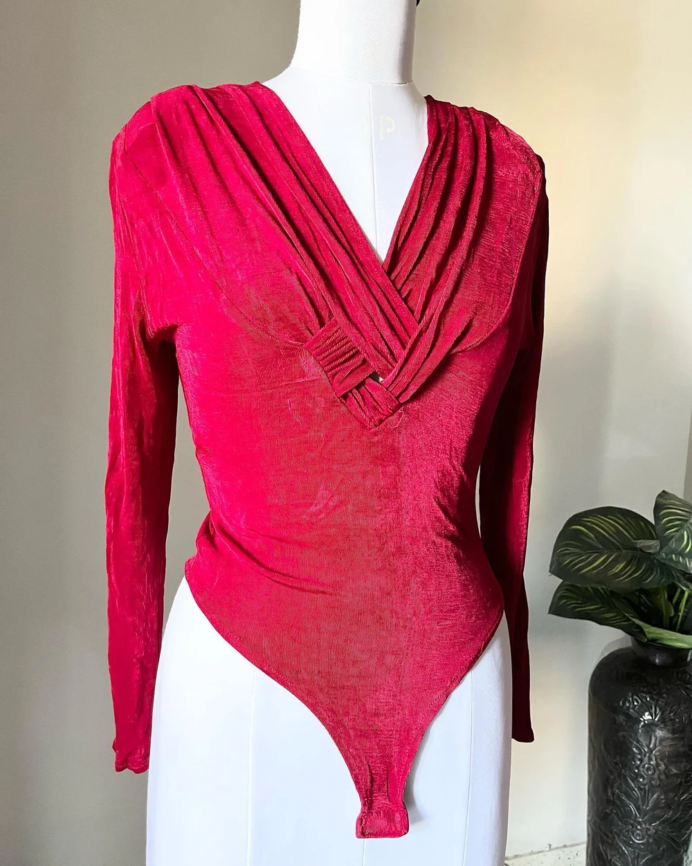 Wine shimmer bodysuit 🍷 