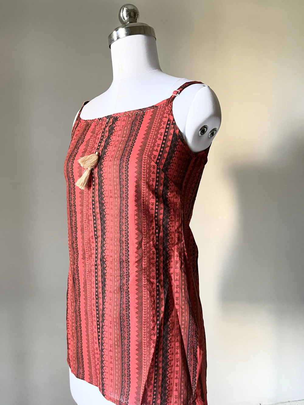 Red aztec handmade kurti