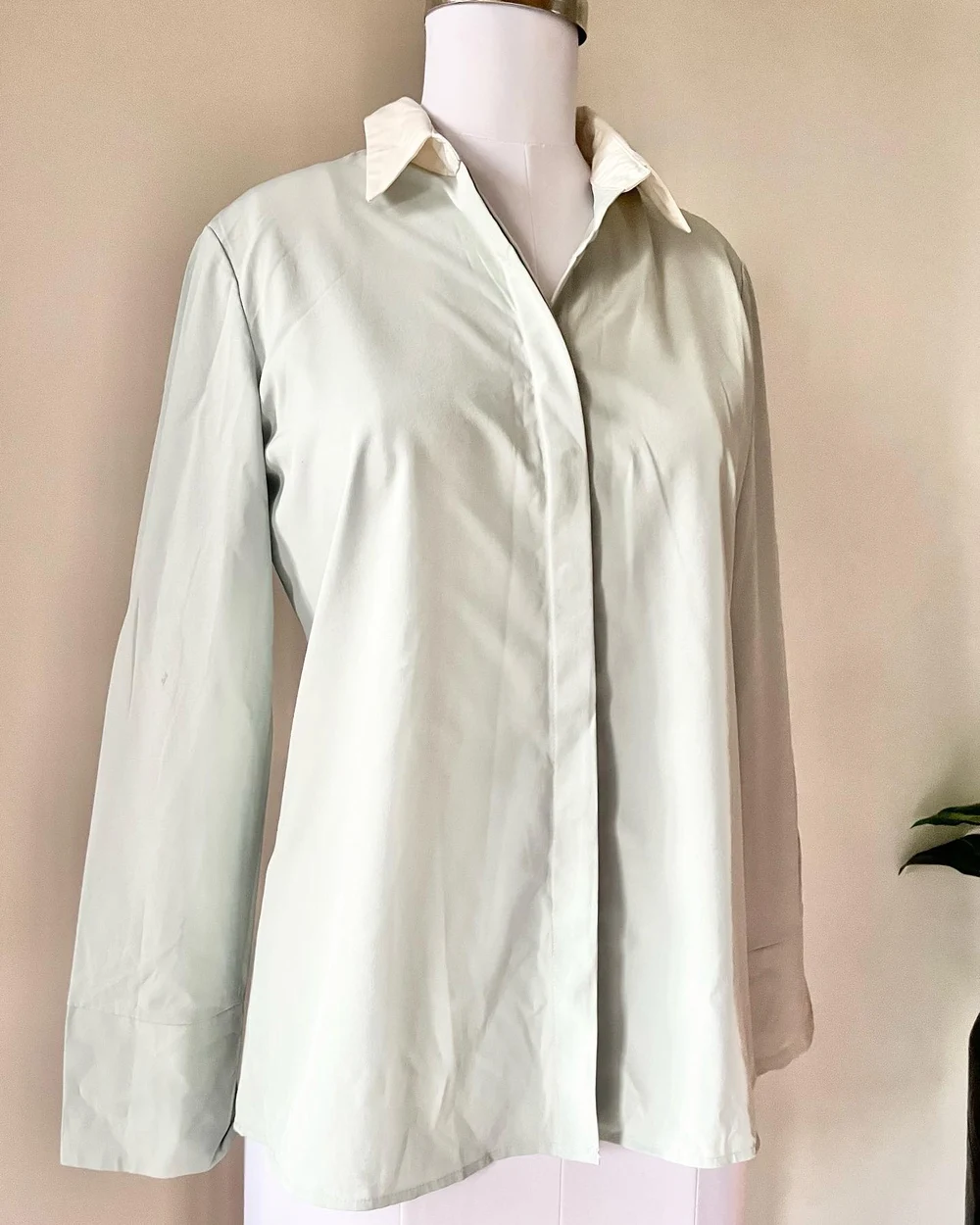 Plain mint green shirt 