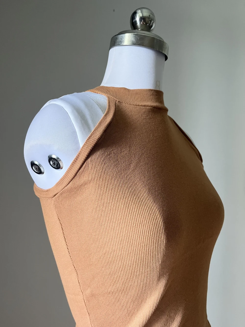 Halterneck brown top