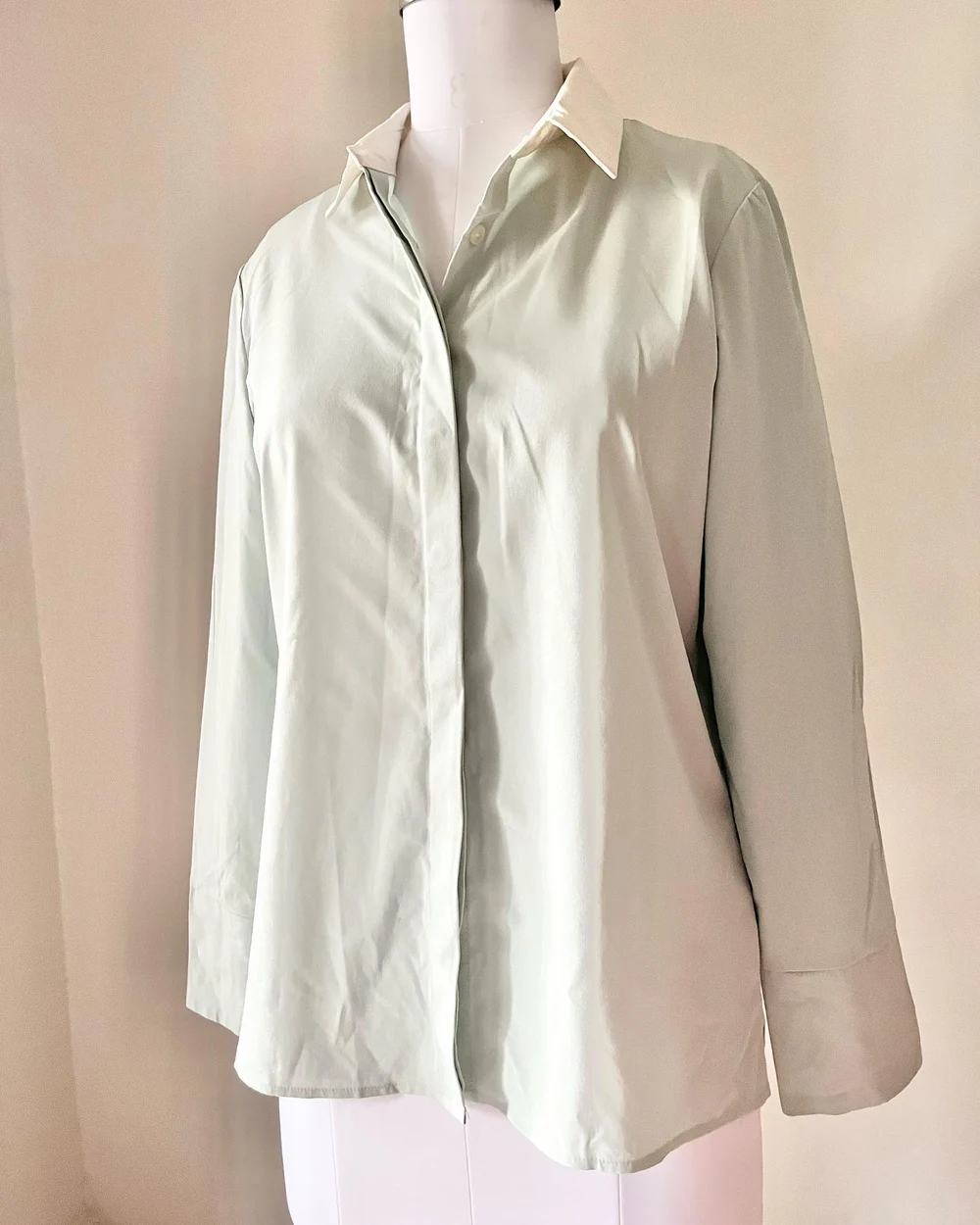 Plain mint green shirt 