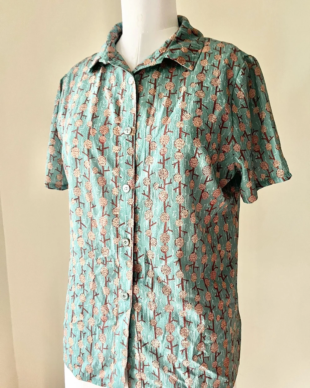 Printed blue shirt (unisex) 