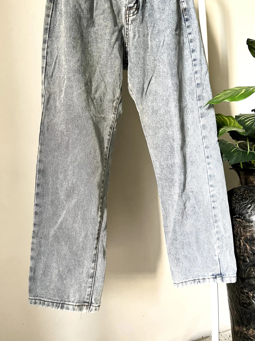 Dark shade highwaist denim 