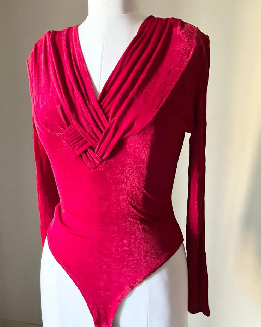 Wine shimmer bodysuit 🍷 