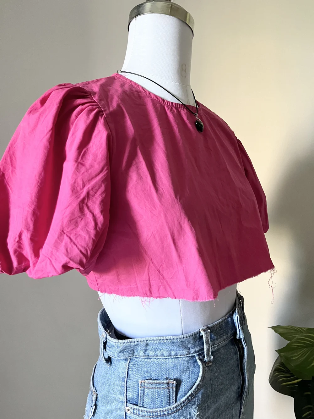 Pink Crop top 