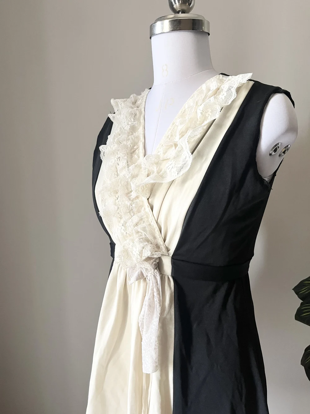 Black & White A-line dress 