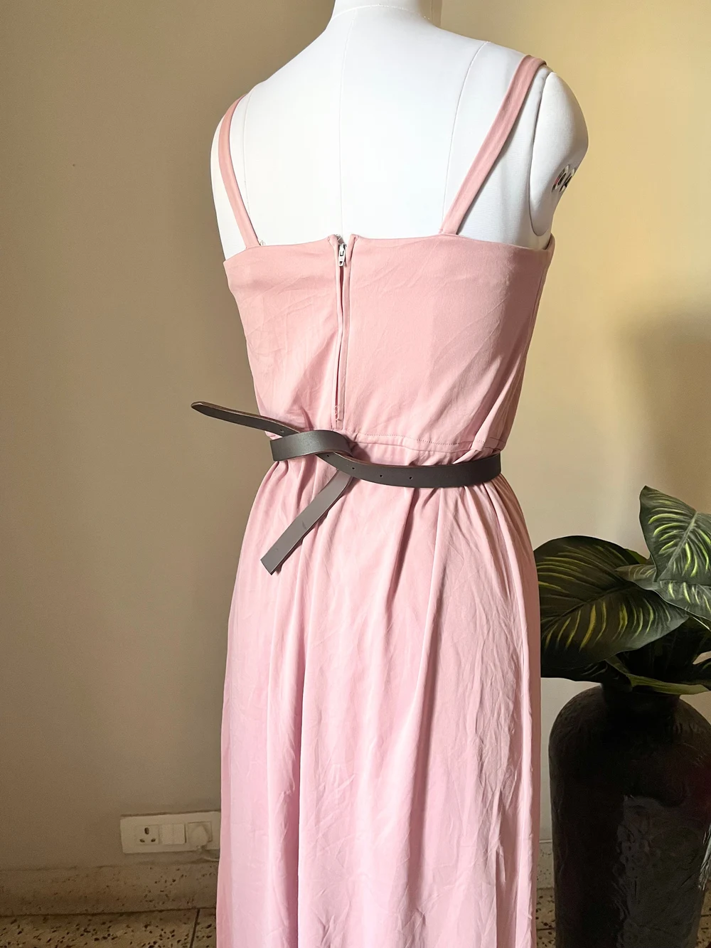 Pink maxi dress