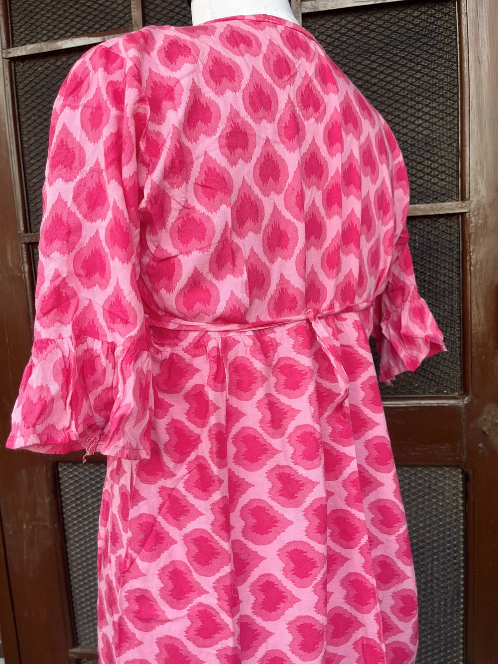 Pink printed kurti