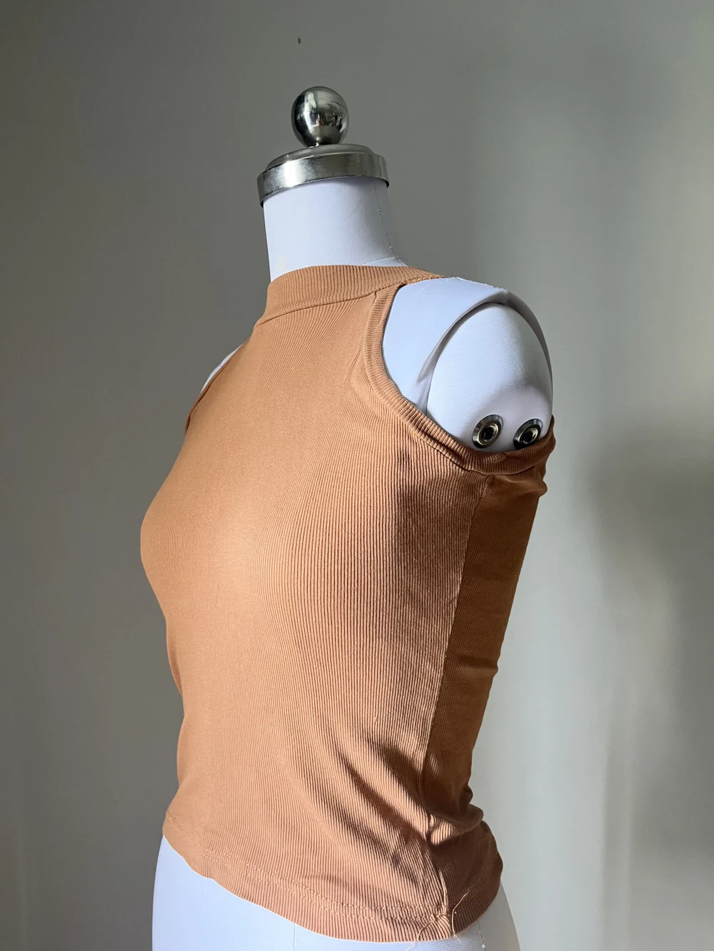 Halterneck brown top