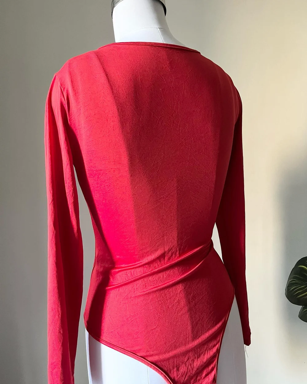 Red Criss-cross bodysuit 