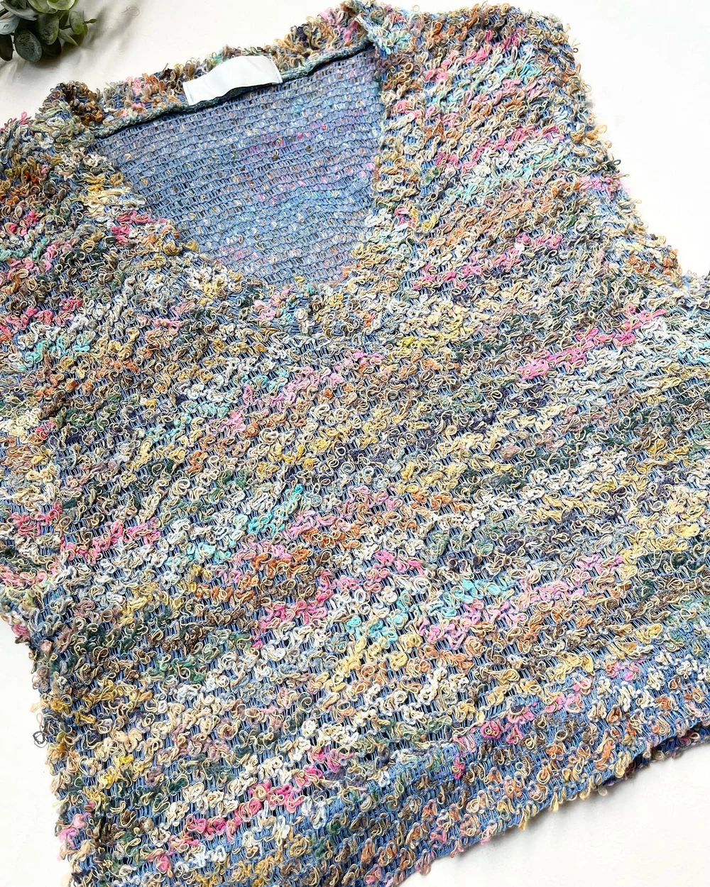 Multicoloured sweater vest 