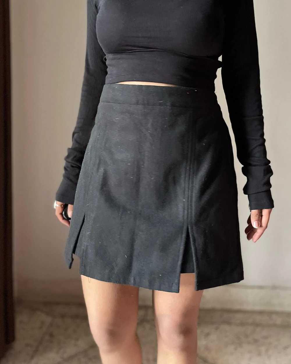 Black skort 