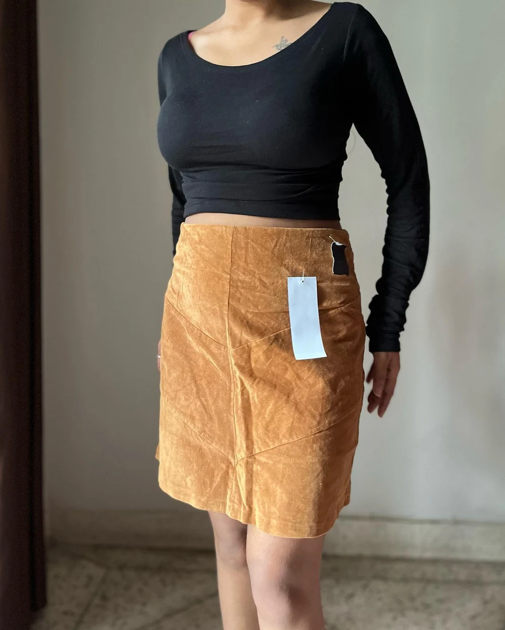 Mustard skirt 
