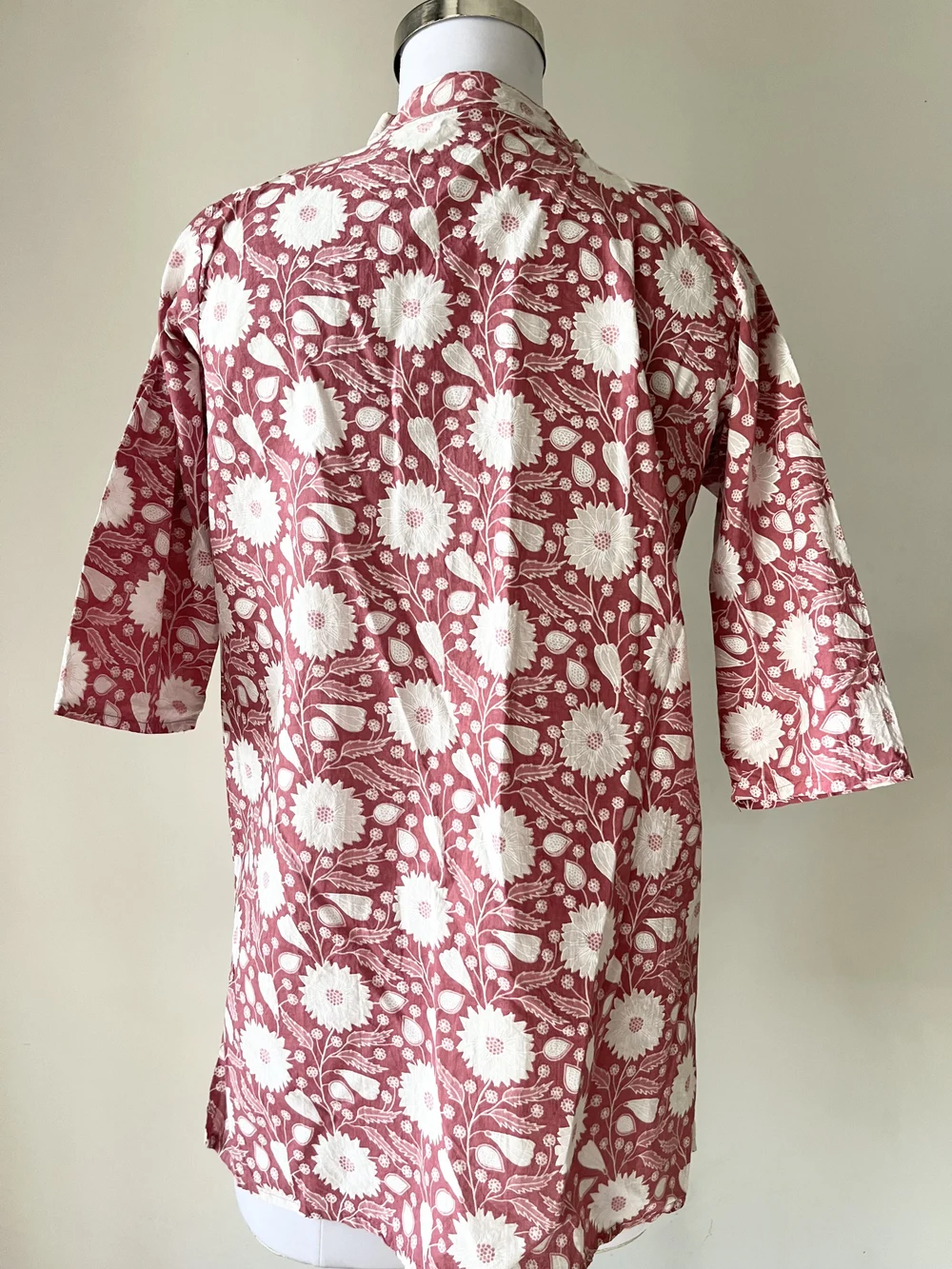 Pink floral kurti 