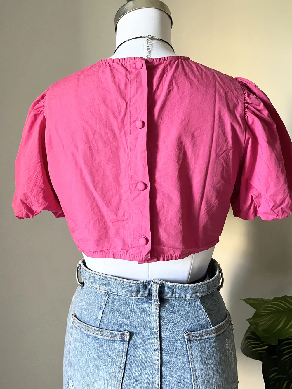 Pink Crop top 