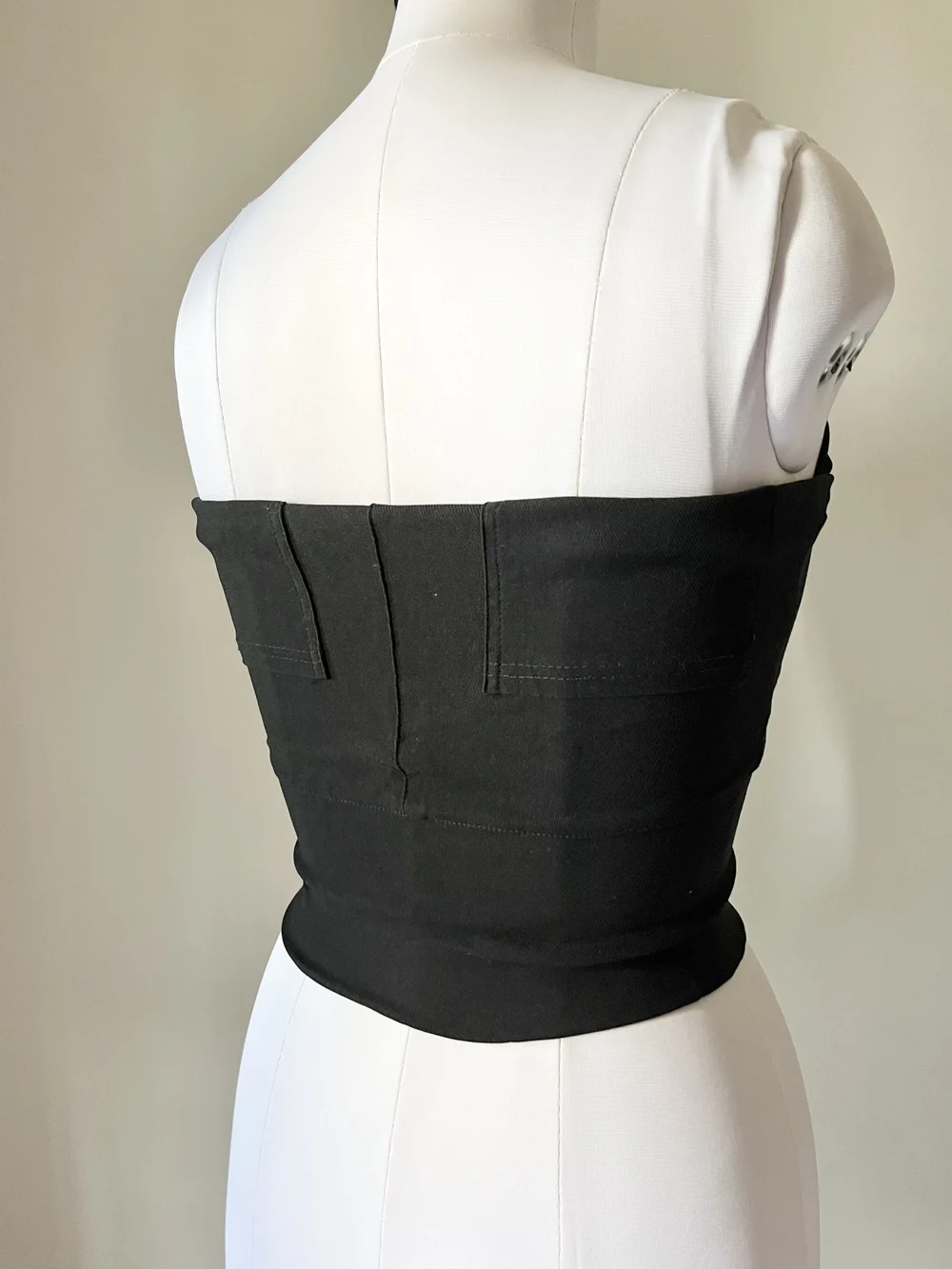 Korean style tube corset top