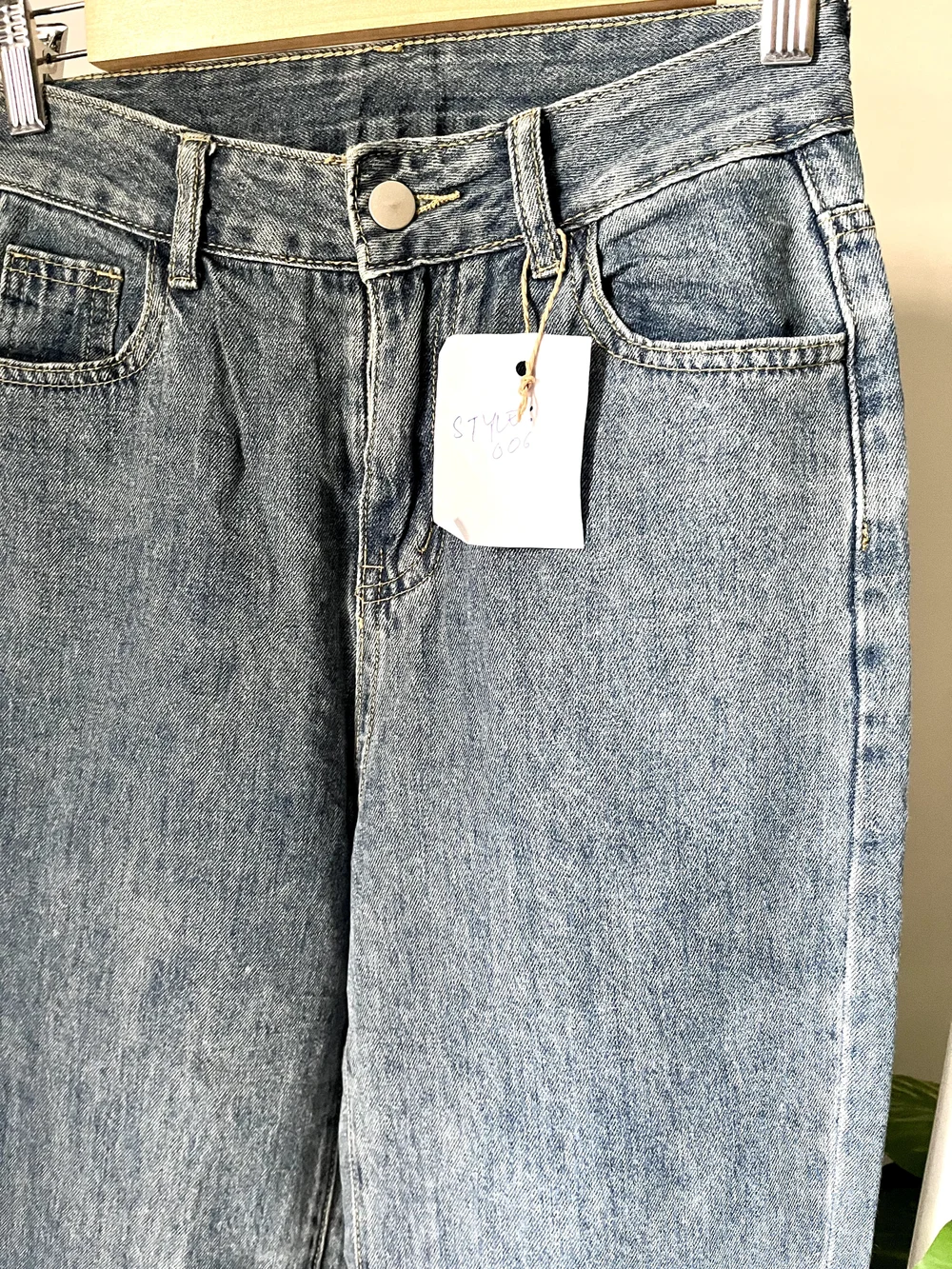 Blue highwaist Straightfit  Denim 