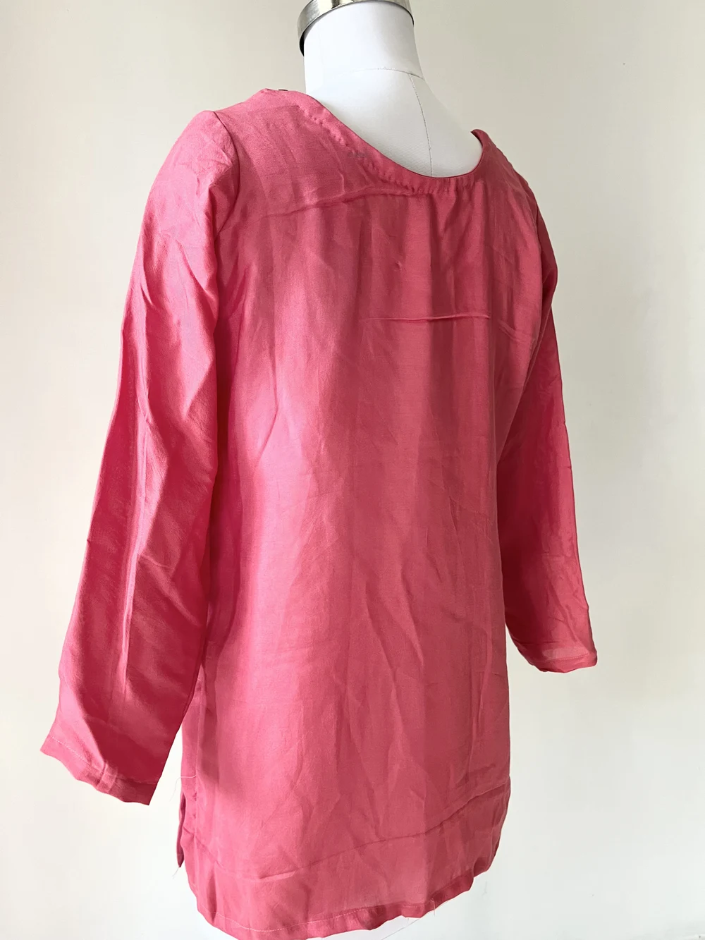 Mauve pink short kurti