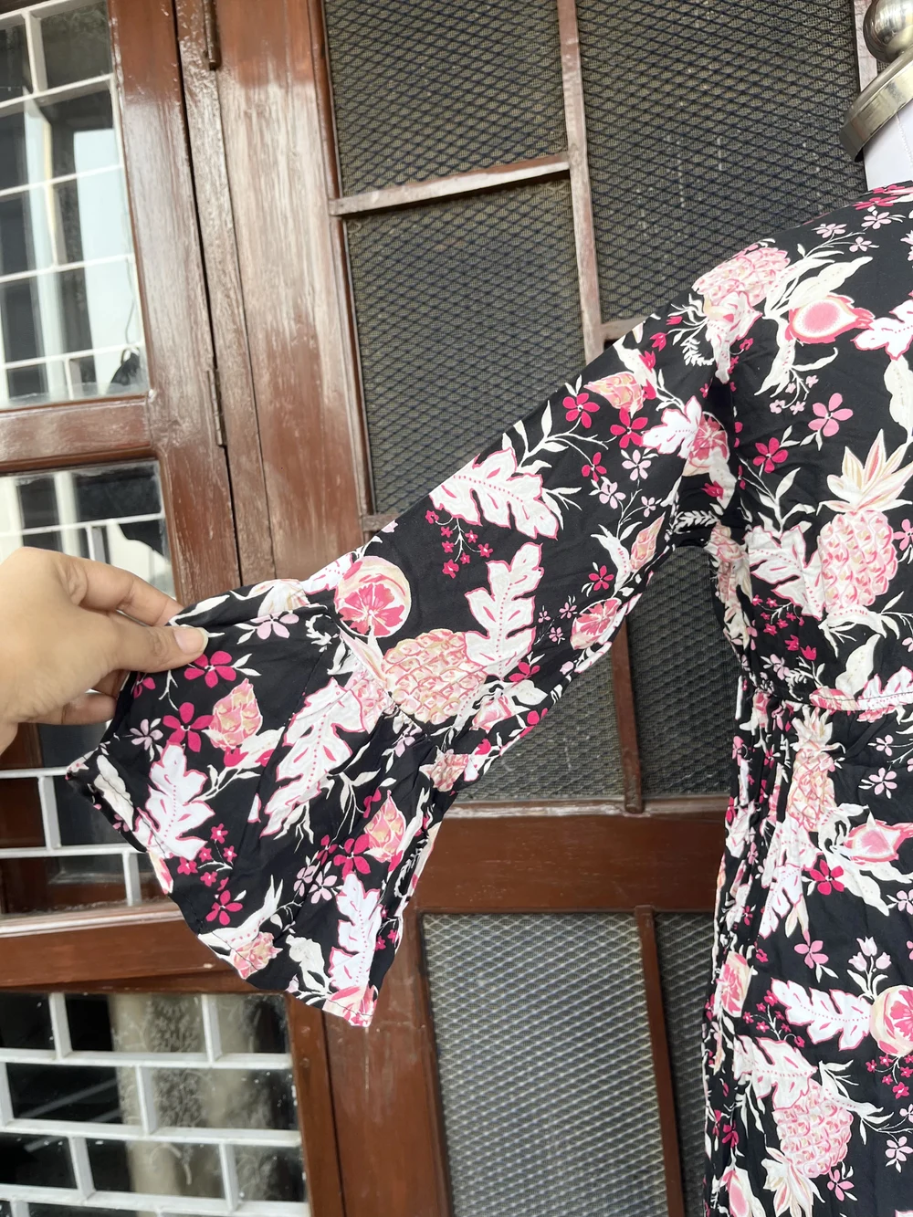 Floral printed kurti