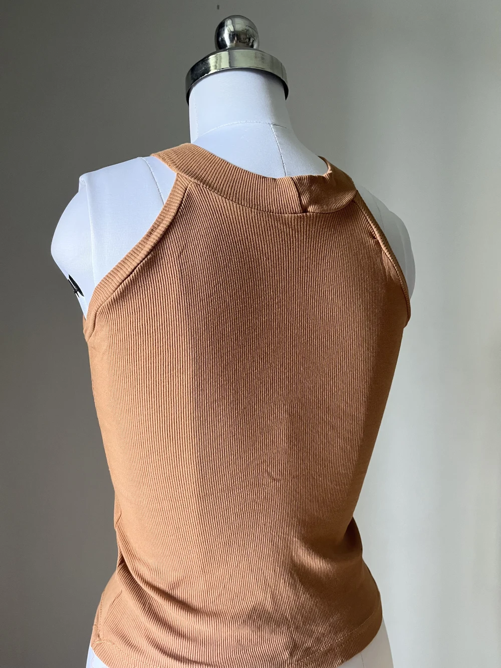 Halterneck brown top