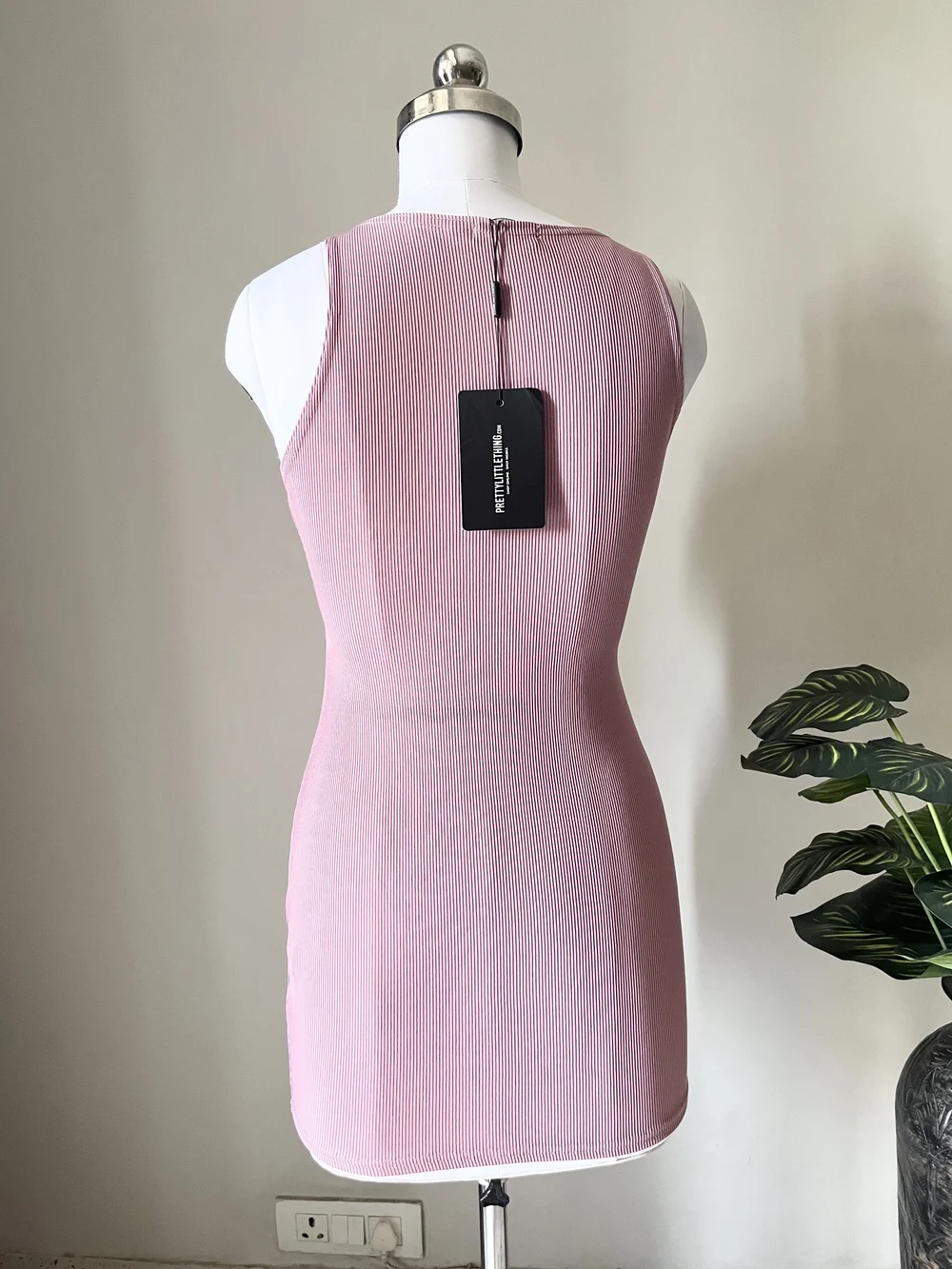 Lavender Cut-out bodycon dress 
