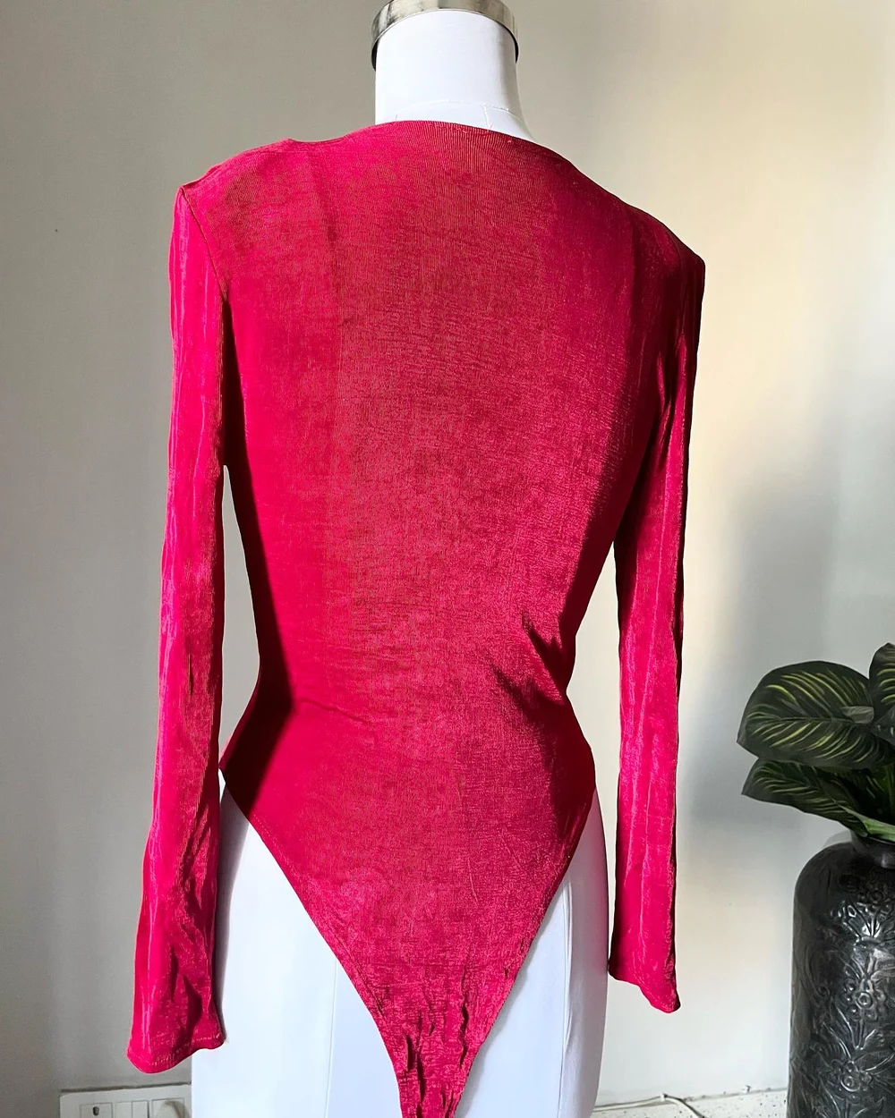 Wine shimmer bodysuit 🍷 