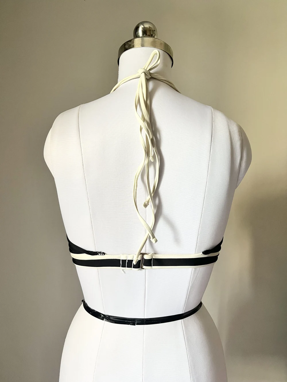 Black contrast Bikini top 