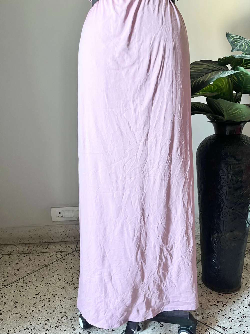 Pink maxi dress