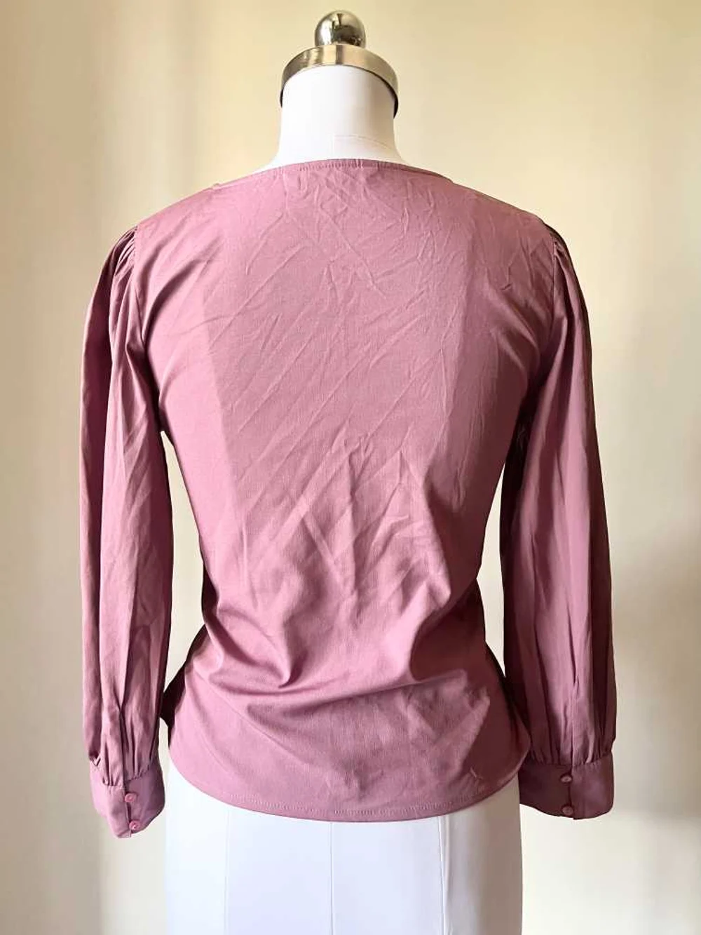 Mauve pink tie-up top 
