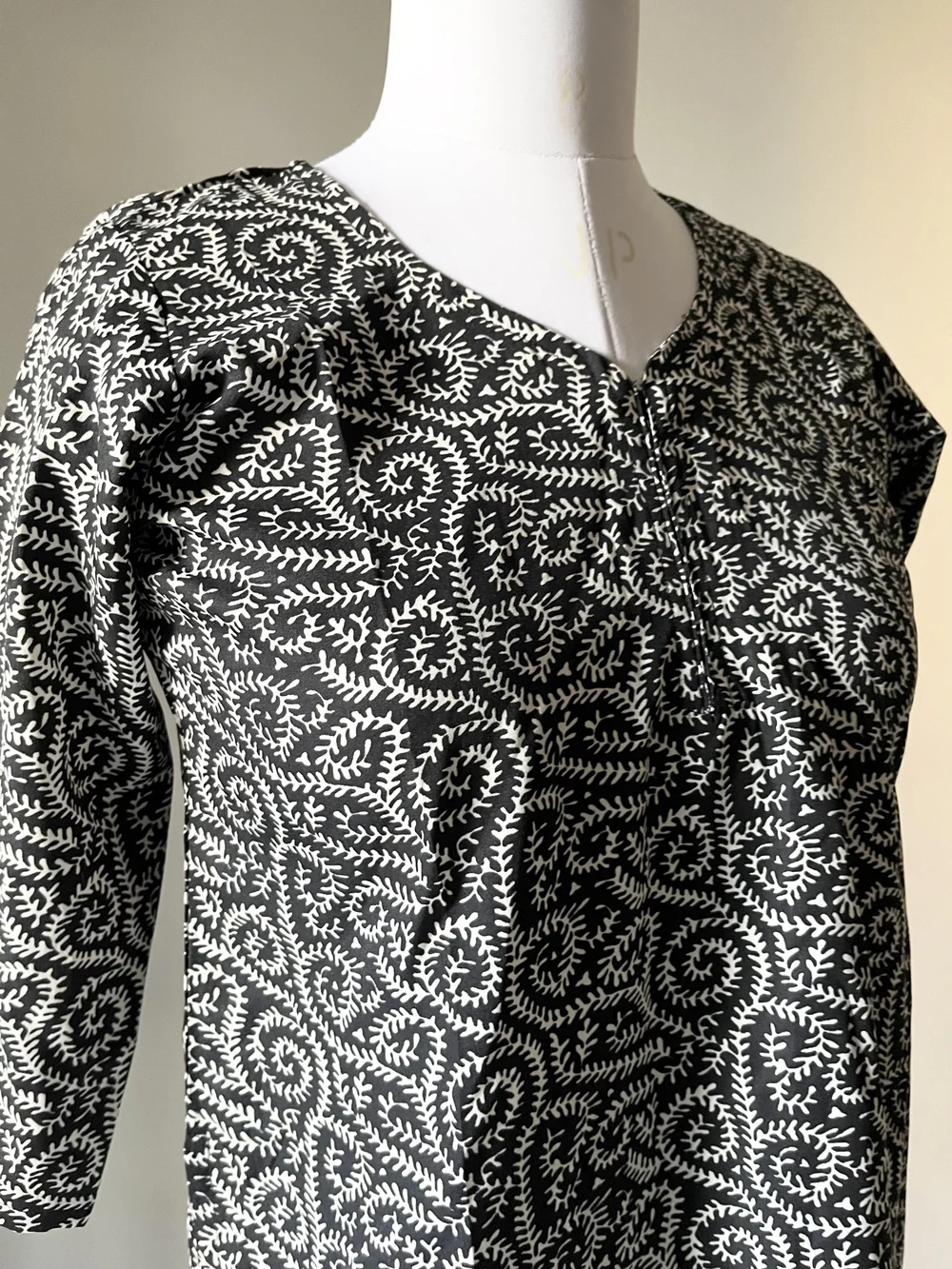 Paisley print handmade kurti