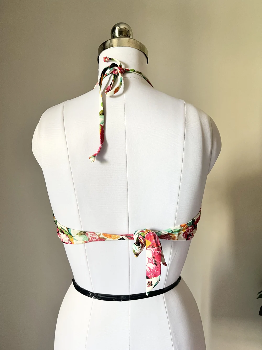 Floral Ruffle bikini top