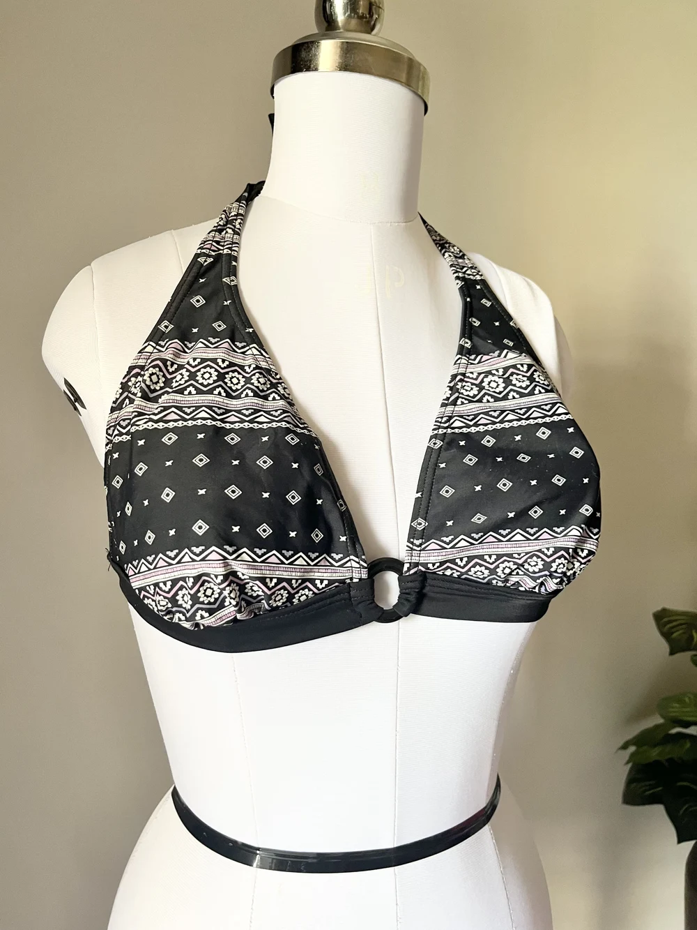 Aztec Print bikini top 