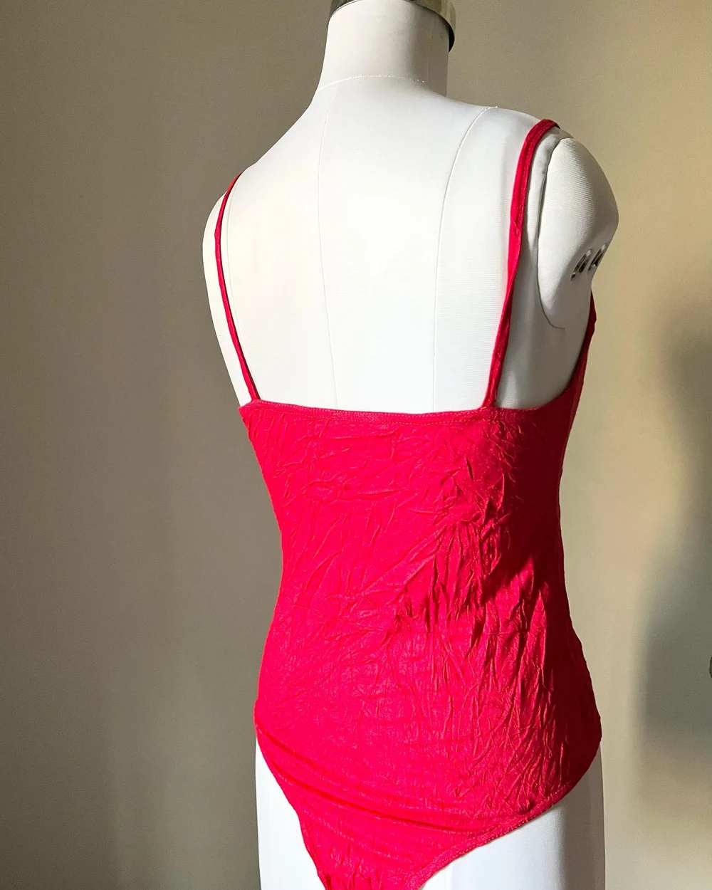 Red Criss-cross bodysuit 